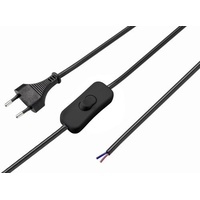 Sygonix SY-5044224 Strom Anschlusskabel Schwarz 1.50 m inkl. Ein/Aus-Schalter