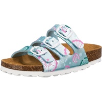 LICO Bioline Flower Kids Hausschuhe, Mint, 39 EU