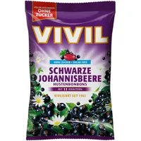 Vivil® Schwarze Johannisbeere ohne Zucker Bonbons 33 St./ 120,0