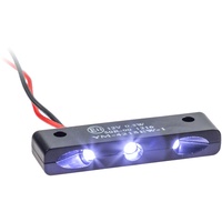 Shin Yo Micro-LED-Kennzeichenbeleuchtung, schwarz
