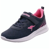 KangaROOS Damen Kl-Glow Ev Sneaker, Dk Navy Daisy Pink,