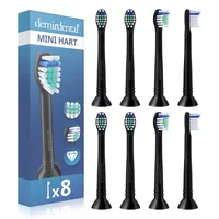 Demirdental 8er demirdental Mini Hart Aufsätze passend für Philips