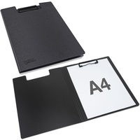 Rapesco RAPESCO® Klemmbrettmappe Germ-Savvy 1641 DIN A4 schwarz Kunststoff