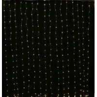 MARELIDA LED Lichtervorhang Draht 10 Stränge 100LED 0,9x1m Außen