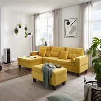 Home Deluxe Sofa, ROM - versch. Farben - Gelb