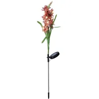 MARELIDA LED Solar Gartenstecker Blume Gladiole - 10 warmweiße