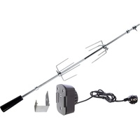 All'Grill Grillbesteck Rotisserie Drehspieß-Set mit Motor 74 cm Edelstahl