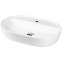Stabilo-sanitär Keramik Aufsatz Waschbecken Oval 610 x 415 x