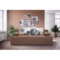 Exxpo - sofa fashion 3-Sitzer »Tabou Motorrad Schlafsofa« mit