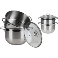 URBAN LIVING 8 Liter Couscous-Topf Ø 24 cm Edelstahl
