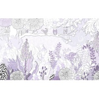 KOMAR Vliestapete Lila, Abstraktes, 400x250 cm, Fsc, Tapeten &