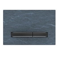 Geberit Sigma50 Betätigungsplatte schwarzchrom/mustang schiefer