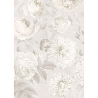 KOMAR Vliestapete Weiß, Floral, 200x260 cm Fsc, Tapeten -