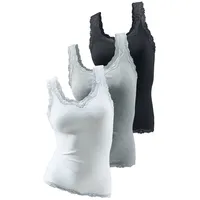 H.I.S. H.I.S Spitzentop Damen schwarz, weiß Gr.48/50