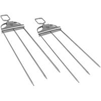 Jim Beam Grillspieß 23,5 cm Edelstahl silberfarben