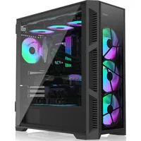 RAIJINTEK PONOS Ultra Midi-Tower, Tempered Glass - schwarz (Mini-ITX,