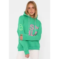 Zwilling Zwillingsherz Hoodie »"Alissa"«, mit SMILE Print grün