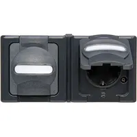 Heinrich Kopp Schutzkontakt-Steckdose 2-fach Blau 5 St.