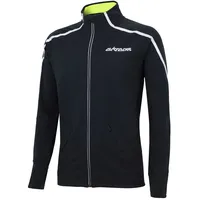Airtracks Herren Thermo Fahrradjacke - Laufjacke AIR TECH Schwarz
