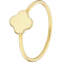 Cai Damen, Ring Kleeblatt" 925er Sterling Silber gelb vergoldet