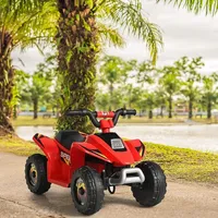Costway 6V Elektro Kinderquad 2,8-4,6km/ h Mini Elektroquad Elektroauto