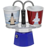 Bialetti Mini Express Magritte blau