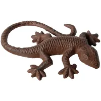 Esschert Design 5 Stück Gartenfigur, Skulptur Motiv Eidechse aus
