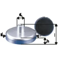 Beloh Flachgreifer-Magnet m.Gew. 16 x 11,5mm Beloh