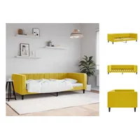 VidaXL Tagesbett Gelb 90x200 cm Samt