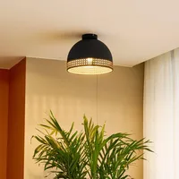 LINDBY Lonnaris Deckenleuchte Black/Nature