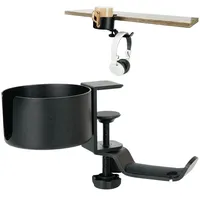 Belle Vous 2-in-1 Headset Halterung & Getränkehalter Tisch Set