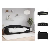 VidaXL Tagesbett Schwarz 90x200 cm Samt