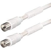 PROTEC.class Antennen-Anschlusskabel PAAK W15 BZT-CE 90dB weiss 15m