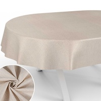 ANRO Stoff Tischdecke Textil Tischwäsche Tischtuch Baumwolle Polyester abwaschbar