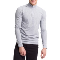 Erima Herren Pullover Basic Rollkragen, Grau Melange, XXL