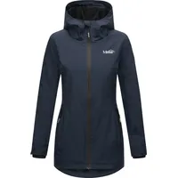 Marikoo Damen Sportliche Jacke Outdoorjacke Lange Übergangs Regenjacke mit
