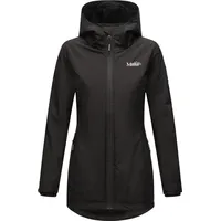 Marikoo Damen Sportliche Jacke Outdoorjacke Lange Übergangs Regenjacke mit