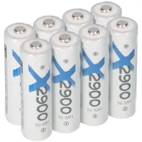 XCell 8x XCell Mignon AA Akku Ni-MH 1,2V 2900mAh