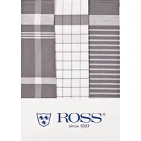 Ross 3er Pack Halbleinen Geschirrtücher Exclusiv