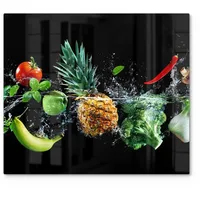 Deqori Herdabdeckplatte Glas | einteilig 60x52 cm | Motiv