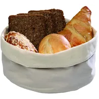 APS 30350 Runder Baumwoll-Brotkorb mit einstellbarer Höhe, Ø 20