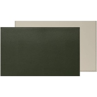 Freeform Duo Platzset, Kunstleder, 40x30cm, olive/elfenbein
