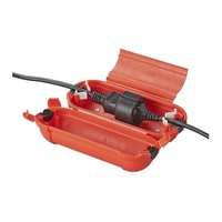 PRO PLUS Sicherheitsbox für Schuko Stecker rot