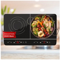 Klarstein Cookio Doppel-Induktionskochfeld 3500W (CP9-Cookio-BK)