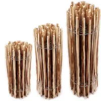 Aquagart Staketenzaun 5 m x 100 cm Braun/Holz