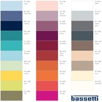 BASSETTI Spannbetttuch für Boxspringtopper Uni Farbe Titan E1/556 Größe