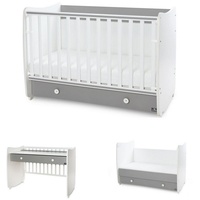 Lorelli Babybett Dream 60 x 120 cm umbaubar Schreibtisch