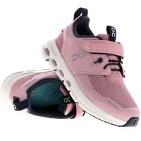 On Cloud Play Kinder Laufschuhe-Pink-Rosa-11,5