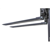 Bauer Südlohn Gabelverlängerung GO 150/50 (Länge 1600), lackiert, Schwarzgrau