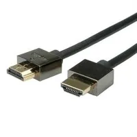 Roline HDMI High Speed Kabel mit Ethernet, Schwarz